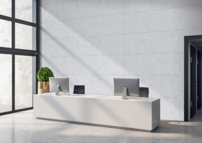 White office lobby